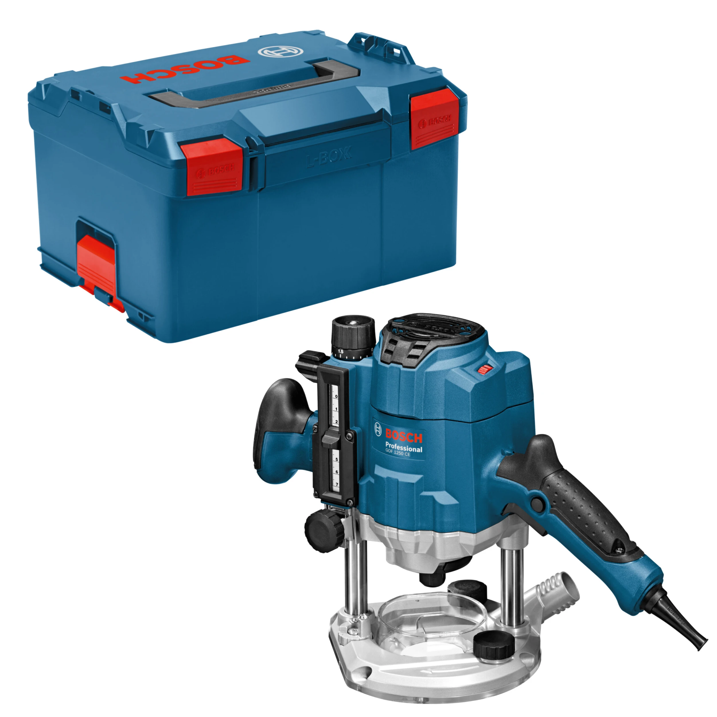 Bosch Oberfräse GOF 1250 CE Professional Im Set In L-BOXX 238