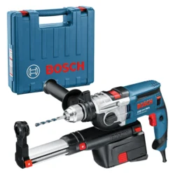 Bosch Schlagbohrmaschine GSB 19-2 REA Mit Absaugung Im Set Im Handwerkerkoffer