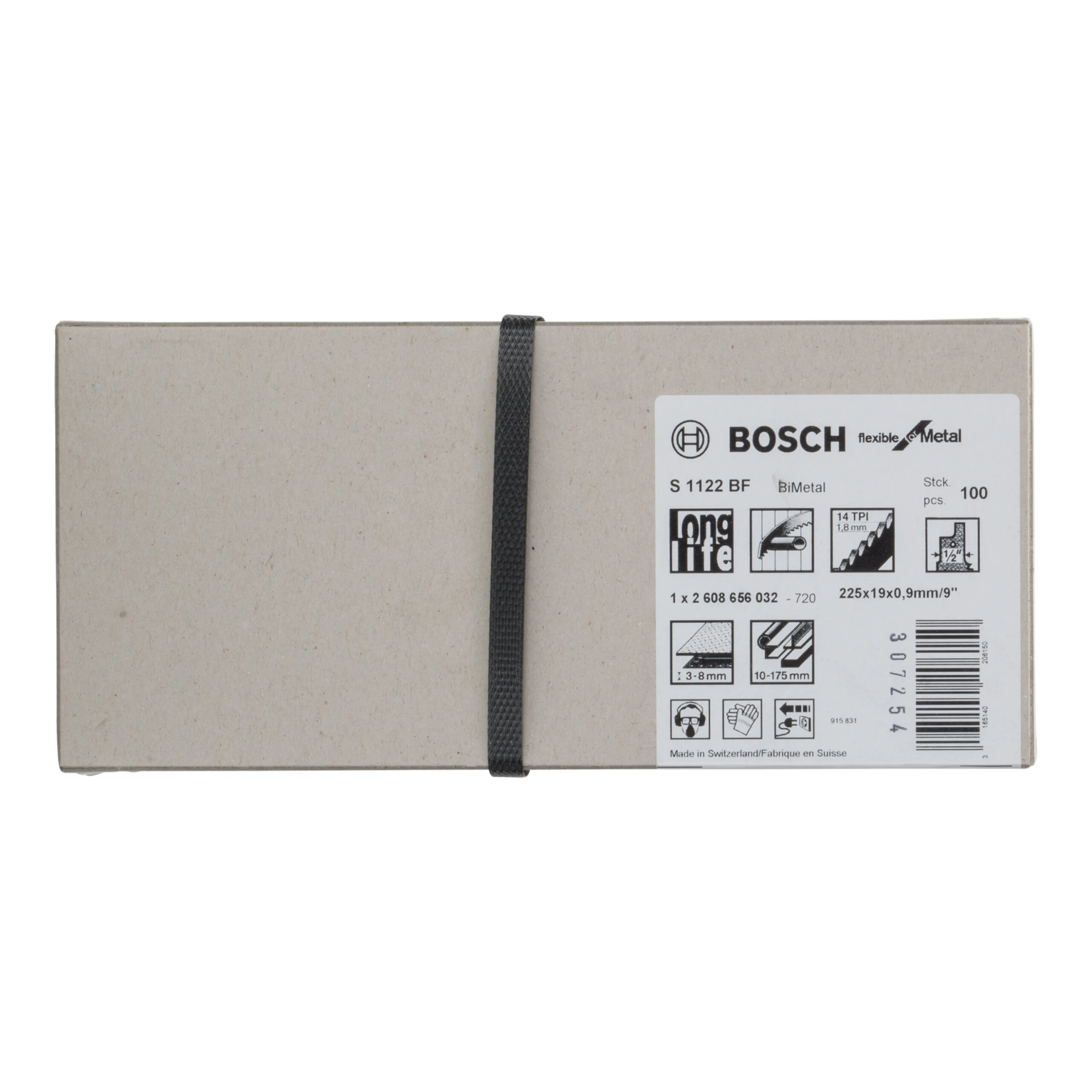Bosch Säbelsägeblatt S 1122 BF, Flexible For Metal, 100er-Pack – Bild 2