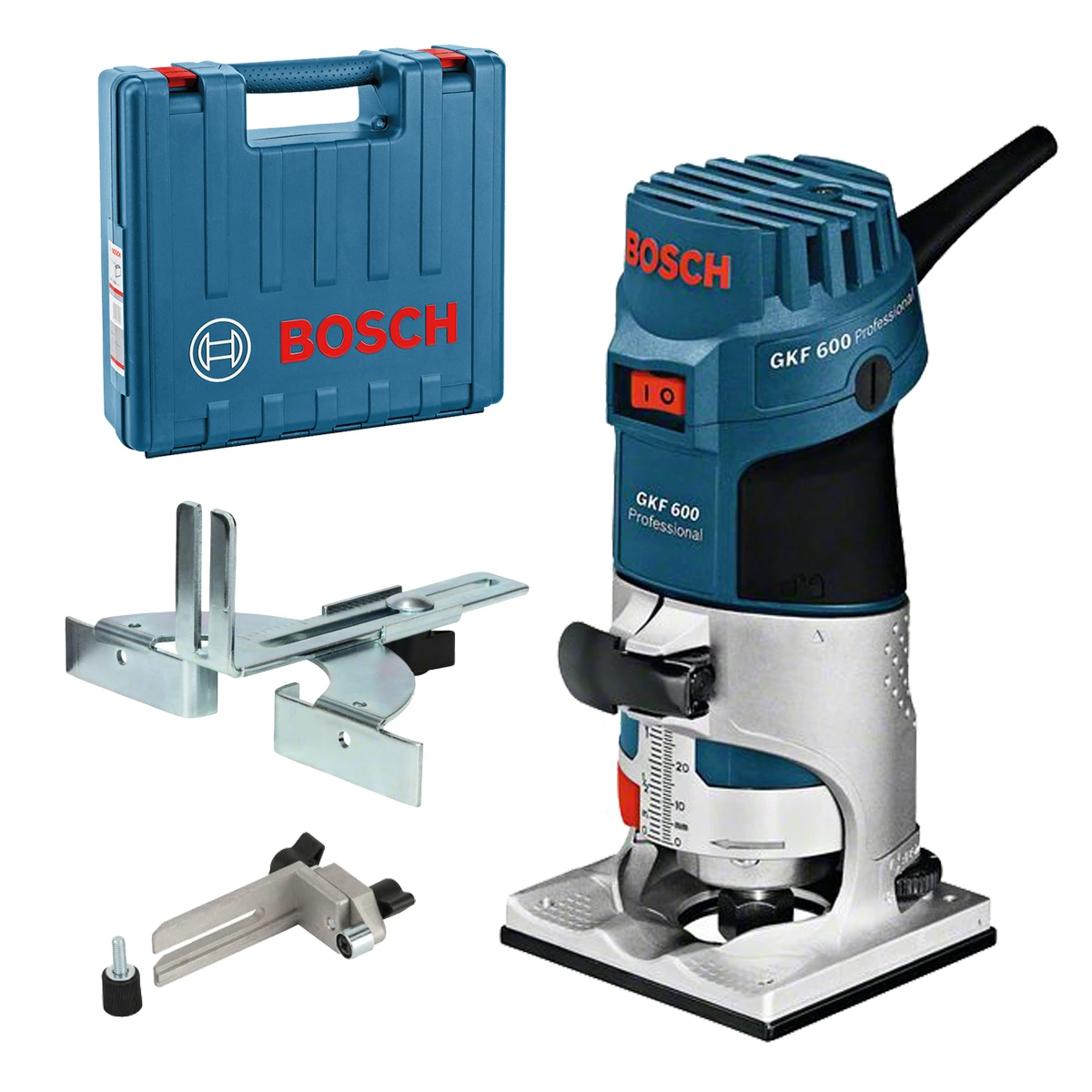 Bosch Kantenfräse GKF 600 Professional Im Set Im Handwerkerkoffer