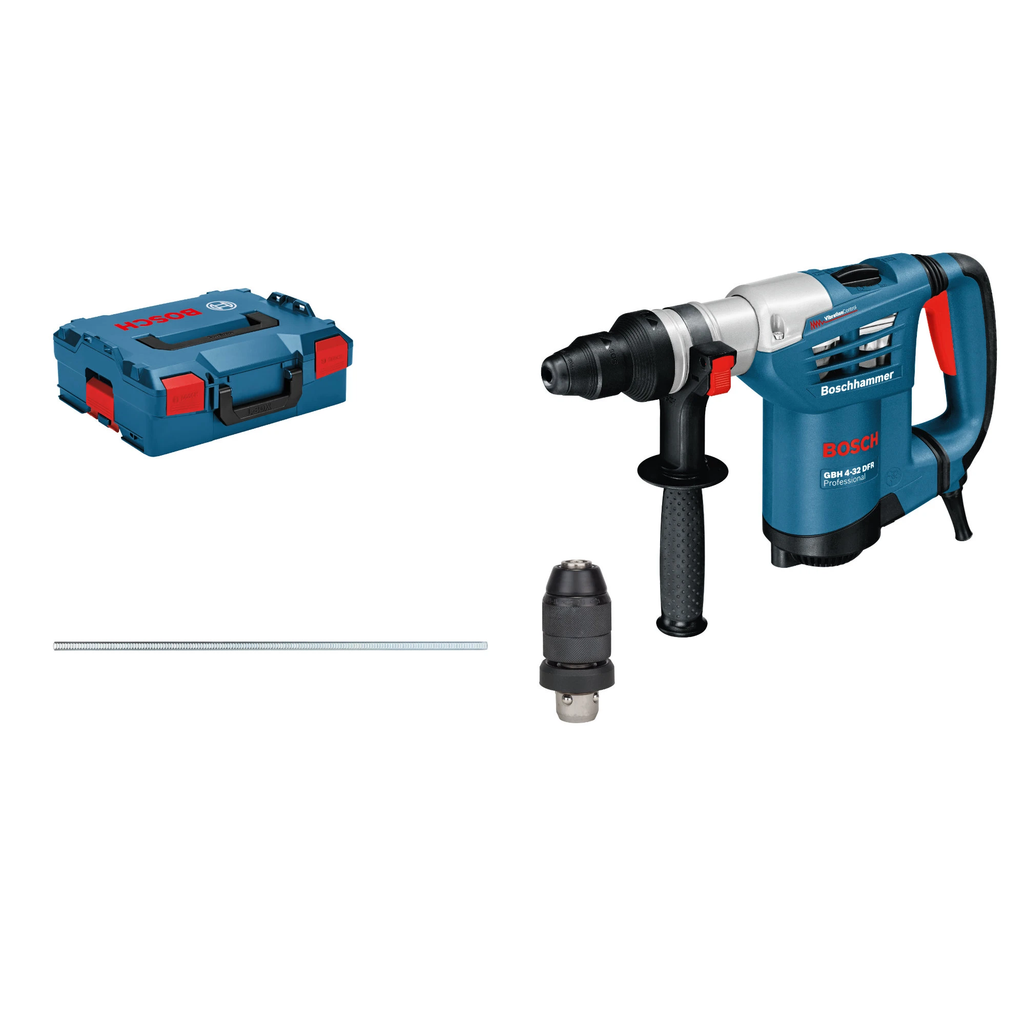Bosch Bohrhammer GBH 4-32 DFR Mit 900W Und SDS-Plus Im Set In L-BOXX