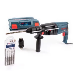 Bosch Bohrhammer GBH 2-26 F Handwerkerkoffer + Gotools Hammerbohrer-Satz 5 Tlg.