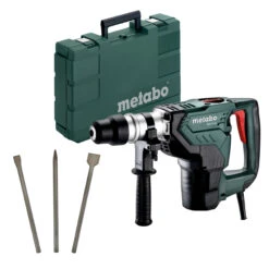 Metabo SDS-Max Kombihammer KH 5-40 Im Koffer + BOSCH SDS-MAX Meisselset 3-tlg.