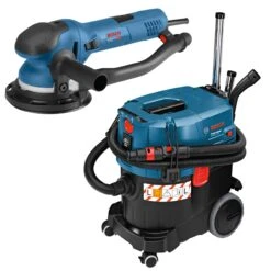 Bosch Exzenterschleifer GET 75-150 + Bosch Nass-/Trockensauger GAS 35 L SFC+