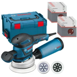 Bosch Exzenterschleifer GEX 125-150 AVE In L-BOXX Gr. 3 + 50 Blatt Schleifpapier