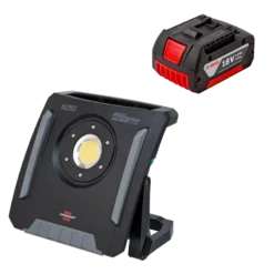 Brennenstuhl Multi Battery LED Akku Strahler Hybrid 6050 + 1x Bosch GBA 18V 3,0 Ah