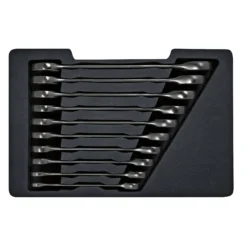 Bosch Ringmaulschlüssel-Set Mit Ratsche 10 Tlg (8-19mm)