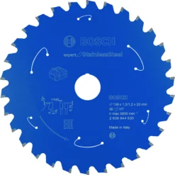 Bosch Kreissägeblatt Expert For Stainless Steel 136x20x1.5/1.2x30T
