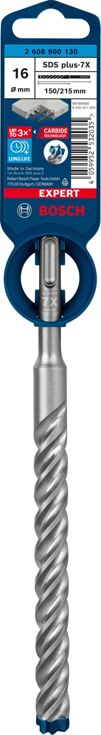 Bosch EXPERT SDS Plus-7X Hammerbohrer, 16 X 150 X 215 mm – Bild 2