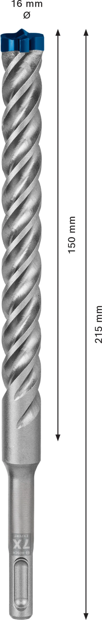 Bosch EXPERT SDS Plus-7X Hammerbohrer, 16 X 150 X 215 mm – Bild 3
