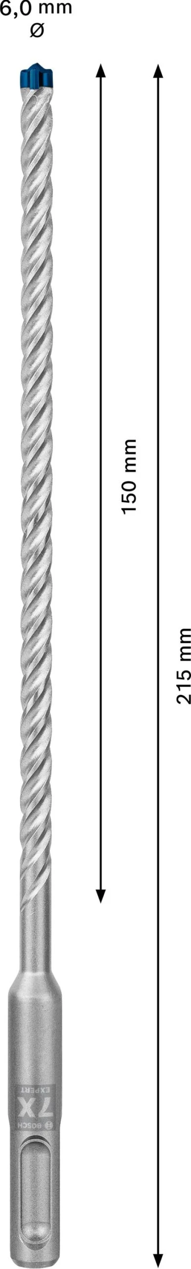 Bosch EXPERT SDS Plus-7X Hammerbohrer, 6 X 150 X 215 mm, 10 Stück – Bild 3