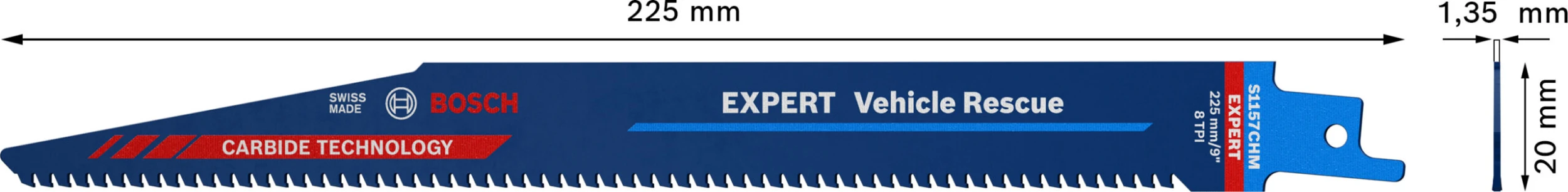 Bosch EXPERT Vehicle Rescue S 1157 CHM Säbelsägeblatt, 1 Stück – Bild 5