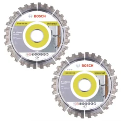 Bosch Diamant Trennscheibe Set 2x Best For Universal 125 X 22,23 Mm ( 2x 2608603630 )