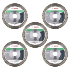 Bosch Diamant Trennscheibe Set 5x Best For Hard Ceramic 125 Mm X 22,23 ( 5x 2608615077 )
