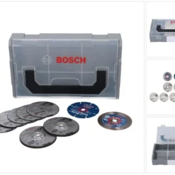 Bosch L-Boxx Mini Trennscheibe Schruppscheibe Set 76 X 10 Mm 9 Tlg. ( 061599764G )