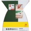 Bosch Schleifblatt-Set Für Multischleifer, 25-teilig, 4 Löcher, 170x98x20 Mm, 80 - 180 (2 607 017 113)