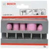 Bosch Schleifstift-Set, 5-teilig, 6 Mm, 60, 25, 15, 15, 25, 20 X 24, 30, 30, 25, 25 Mm (1 609 200 286)