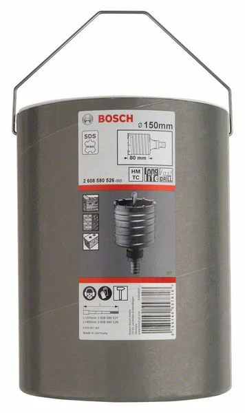 Bosch Hohlbohrkrone SDS Max-9, 150 X 80 X 92 Mm (2 608 580 526) – Bild 2
