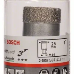 Bosch Diamanttrockenbohrer Dry Speed Best For Ceramic, 25 X 35 Mm (2 608 587 117)