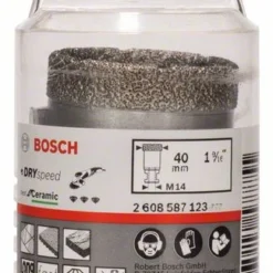 Bosch Diamanttrockenbohrer Dry Speed Best For Ceramic, 40 X 35 Mm (2 608 587 123)
