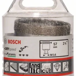 Bosch Diamanttrockenbohrer Dry Speed Best For Ceramic, 57 X 35 Mm (2 608 587 127)
