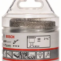 Bosch Diamanttrockenbohrer Dry Speed Best For Ceramic, 68 X 35 Mm (2 608 587 131)