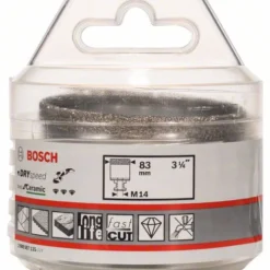 Bosch Diamanttrockenbohrer Dry Speed Best For Ceramic, 83 X 35 Mm (2 608 587 135)