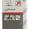 Bosch Diamanttrockenbohrkrone G 1/2 Zoll, Standard For Universal, 38mm, 150mm, 3, 7mm (2 608 587 337)