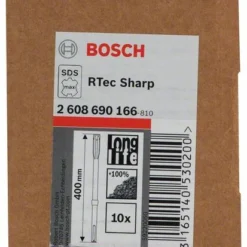 Bosch Flachmeißel RTec Sharp, Mit SDS Max-Aufnahme, 400 Mm, 10er-Pack (2 608 690 166)