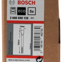 Bosch Flachmeißel Mit SDS Max-Aufnahme, 600 X 25 Mm, 5er-Pack (2 608 690 126)