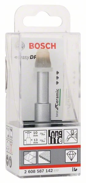 Bosch Diamanttrockenbohrer Easy Dry Best For Ceramic, 10 X 33 Mm (2 608 587 142) – Bild 2