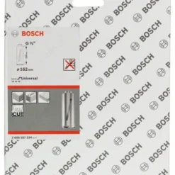Bosch Diamanttrockenbohrkrone G 1/2 Zoll, Best For Universal, 162 Mm, 150 Mm, 7, 7 Mm (2 608 587 334)