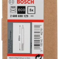 Bosch Spitzmeißel Mit SDS Max-Aufnahme, 600 Mm, 5er-Pack (2 608 690 129)