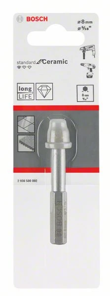 Bosch Diamanttrockenbohrer Standard For Ceramic, 8 X 33 Mm (2 608 580 892) – Bild 2