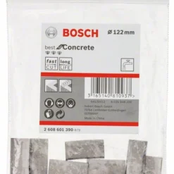 Bosch Segmente Für Diamantbohrkronen 1 1/4 Zoll UNC Best For Concrete 10, 122 Mm, 10 (2 608 601 390)