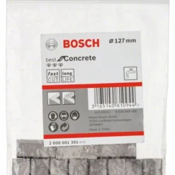 Bosch Segmente Für Diamantbohrkronen 1 1/4 Zoll UNC Best For Concrete 11, 127 Mm, 11 (2 608 601 391)