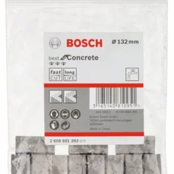 Bosch Segmente Für Diamantbohrkronen 1 1/4 Zoll UNC Best For Concrete 11, 132 Mm, 11 (2 608 601 392)