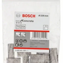 Bosch Segmente Für Diamantbohrkronen 1 1/4 Zoll UNC Best For Concrete 15, 226 Mm, 15 (2 608 601 398)