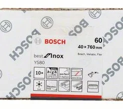 Bosch Schleifband Y580 Best For Inox, 40 X 760 Mm, 60 (2 608 608 Z42)
