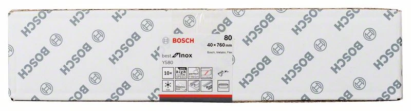 Bosch Schleifband Y580 Best For Inox, 40 X 760 Mm, 80 (2 608 608 Z43) – Bild 2
