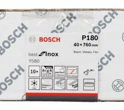 Bosch Schleifband Y580 Best For Inox, 40 X 760 Mm, 180 (2 608 608 Z45)