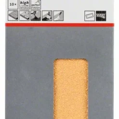 Bosch Schleifblatt C470, 115 X 230 Mm, 40, 14 Löcher, Klett, 10er-Pack (2 608 605 265)