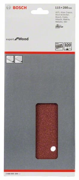 Bosch Schleifblatt C430, 115 X 280 Mm, 100, 14 Löcher, 10er-Pack (2 608 605 344) – Bild 2