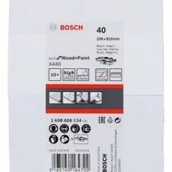 Bosch Schleifband-Set X440 Best For Wood And Paint, 10-teilig, 100 X 610 Mm, 40 (2 608 606 134)