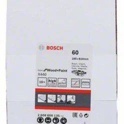 Bosch Schleifband-Set X440 Best For Wood And Paint, 10-teilig, 100 X 610 Mm, 60 (2 608 606 135)