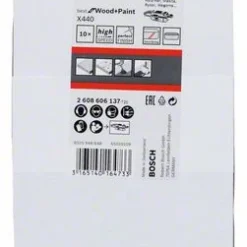 Bosch Schleifband-Set X440 Best For Wood And Paint, 10-teilig, 100 X 610 Mm, 100 (2 608 606 137)