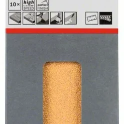 Bosch Schleifblatt C470, 80 X 133 Mm, 60, 8 Löcher, Klett, 10er-Pack (2 608 607 229)