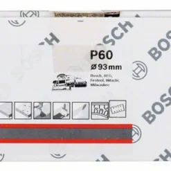 Bosch Schleifblatt C470, 93 X 186 Mm, 60, 8 Löcher, Klett, 50er-Pack (2 608 607 923)