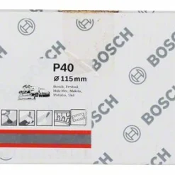 Bosch Schleifblatt C470, 115 X 230 Mm, 40, 14 Löcher, Klett, 50er-Pack (2 608 607 931)