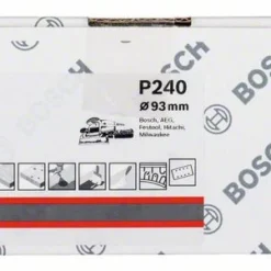 Bosch Schleifblatt C470, 93 X 186 Mm, 240, 8 Löcher, Klett, 50er-Pack (2 608 607 974)